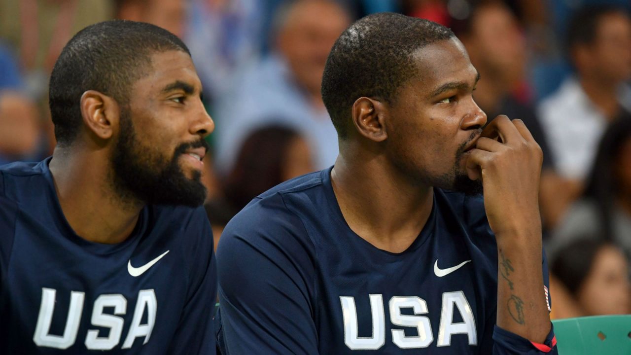 Kyrie Irving And Kevin Durant Talking Pics - 1080p Full HD Wallpaper