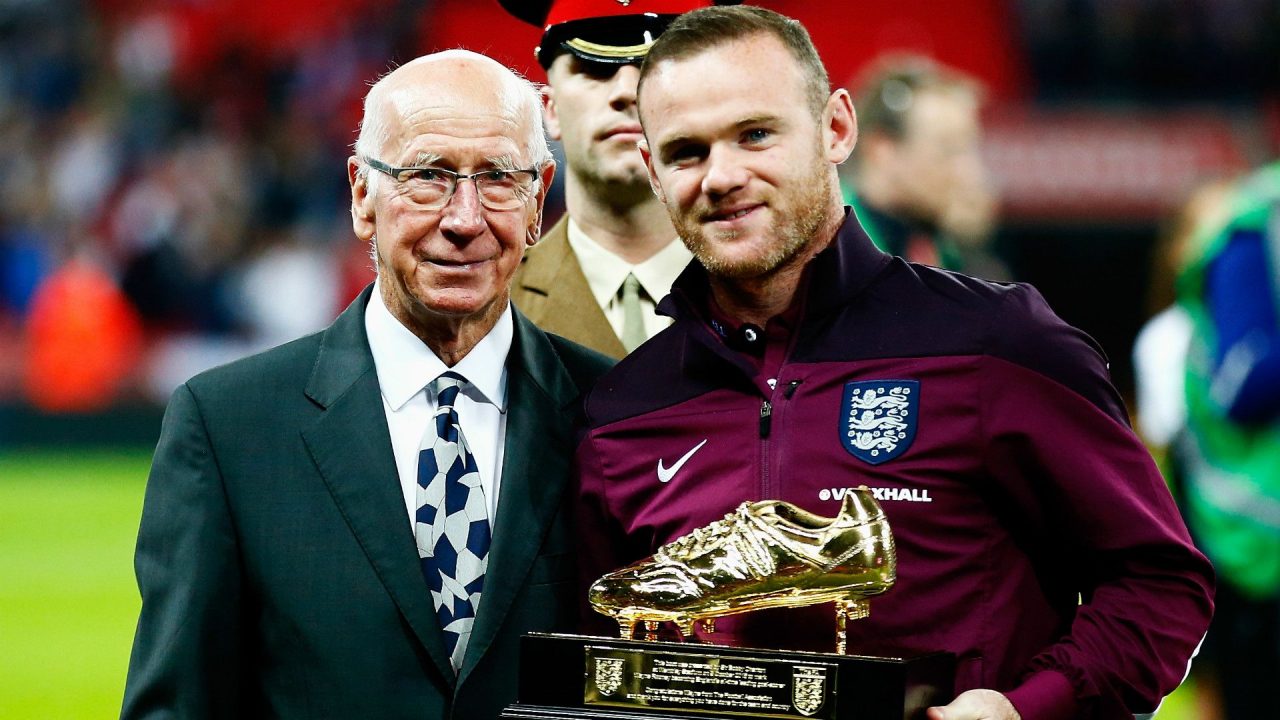 Wayne Rooney Won The Shoe Trophy - 1080p Full HD Wallpaper