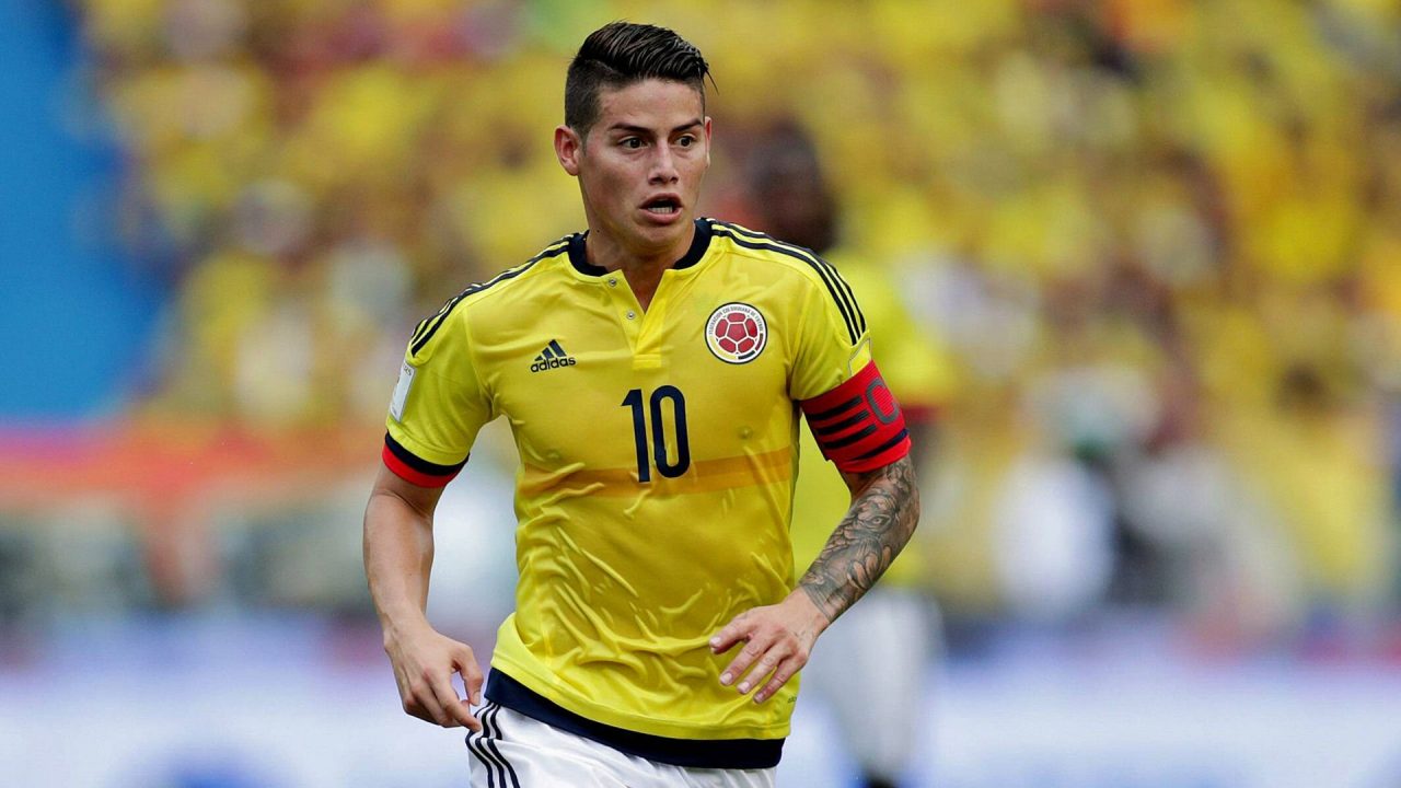 Rare Picture Of James Rodriguez - 1080p Full HD Wallpaper