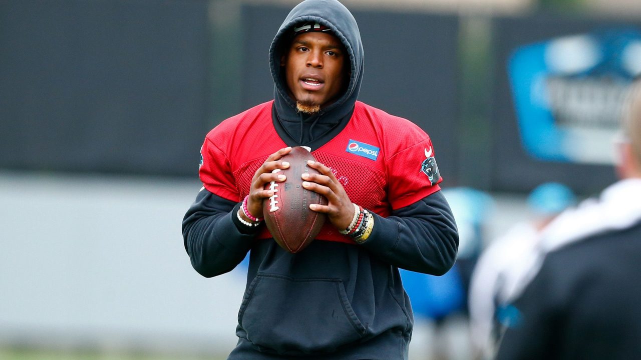 Unseen Prectice Session Image Of Cam Newton - 1080p Full HD Wallpaper