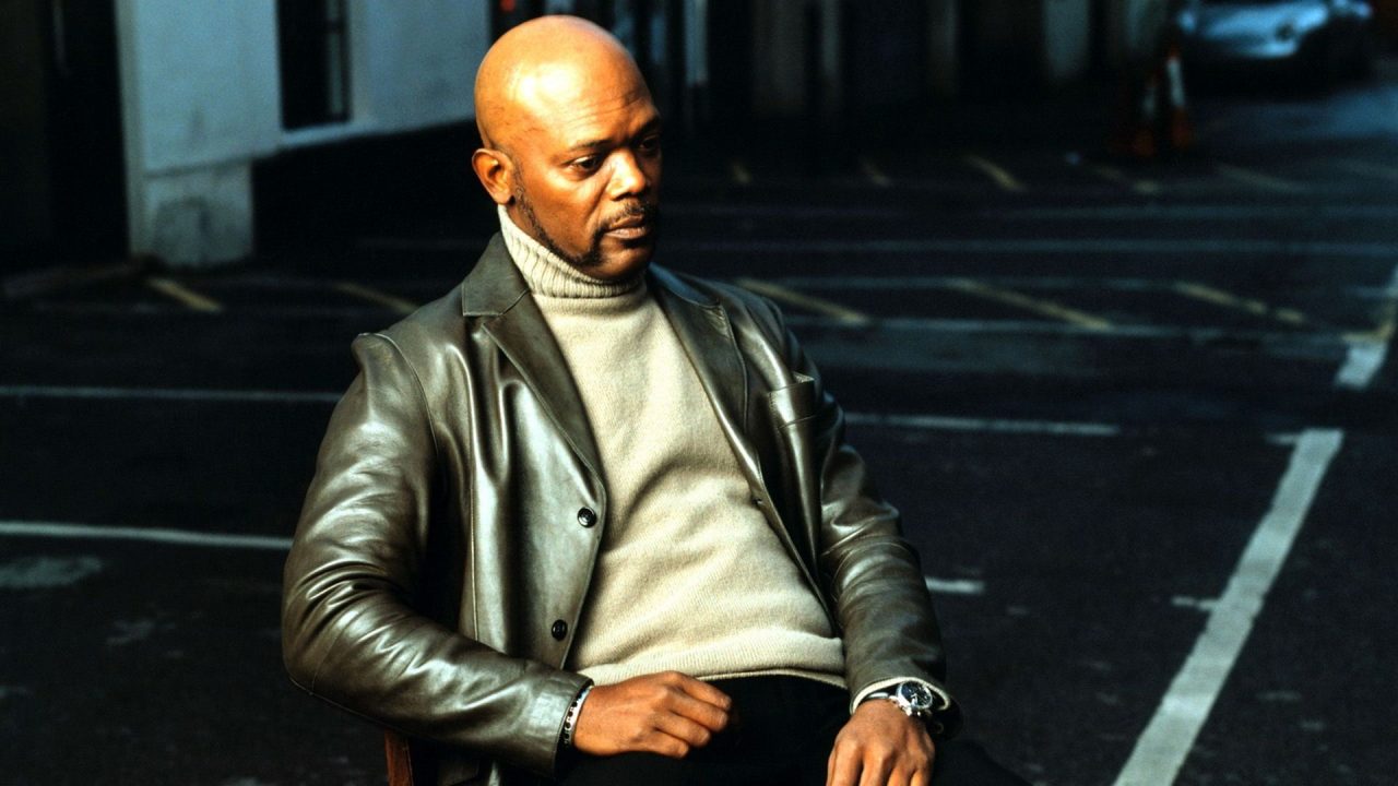 Samuel L. Jackson Leather Jacket Photoshoot - 1080p Full HD Wallpaper