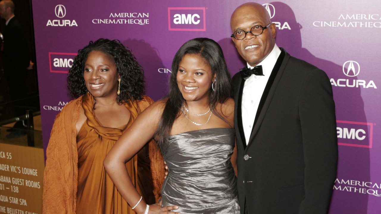 Samuel L. Jackson With His Family - 1080p Full HD Wallpaper