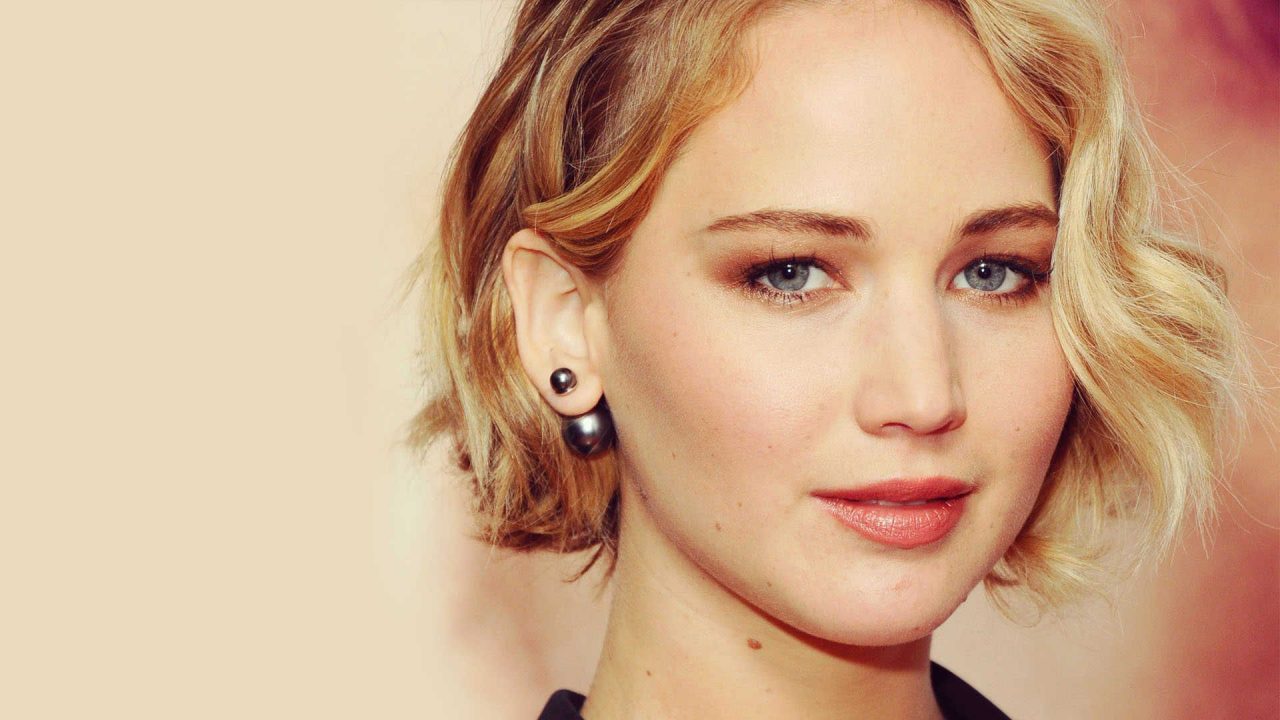 Close Up Face Images Of Jennifer Lawrence - 1080p Full HD Wallpaper