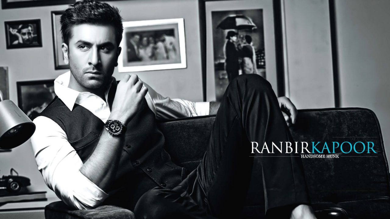 Black And White Pics Of Ranbir Kapoor - 1080p Full HD Wallpaper